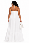 The Rosette Breeze Maxi Dress(white)