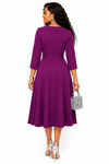 Grace Midi Dress(purple)