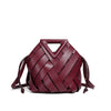 Woven Geometric Handle Bag
