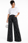 Midnight Drip Crystal Stretch Denim Set