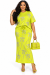 PREORDER 13 - LEMON 2 PIECE SKIRT SET