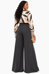 Charcoal Gray Palazzo Pants(Bottom)