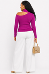 Amour Wrap Knit Blouse(FAUSIA)