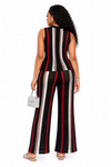 City Chic Striped Knit Pant Set
