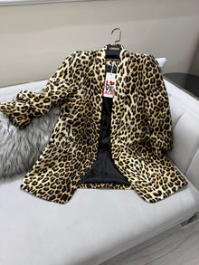  Animal & Abstract Print Blazer