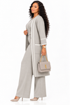 PREORDER 19 CAMEL 3-PIECE  KNIT PANT SET