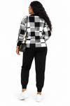 PREORDER 13 - BLACK 3-PIECE JOGGERS KNIT PANT SET