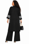 PREORDER 24- BLACK 3-PIECE  KNIT PANT SET