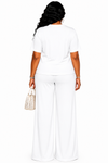Golden Prestige Palazzo Pant Set(white)