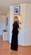 Starlight Radiance Velvet Gown(BLACK)