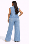 Golden Butterfly Glam Denim Set