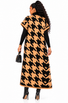 PREORDER 39 BLACK - 2PIECE PONCHO SWEATER DRESS.