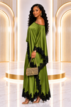 The Valencia Luxe Skirt Set(Green)