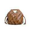 Woven Geometric Handle Bag
