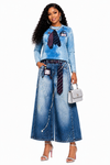 The Executive Chic Denim Set
