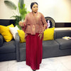 MULTI COLOR MIYAKI SKIRT SET.