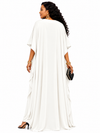 Savannah Chic Leopard Kaftan(White)