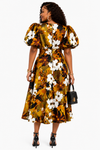 Timeless Charm Wrap Midi Dress(Multi Color )