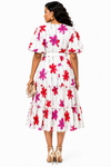 Floral Romance Tiered Midi Dress