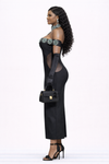 Midnight Emerald Royale Sculpt Bodycon Dress