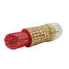 PREORDER - Glam Icon Crystal Lipstick Clutch — Gold & Ruby