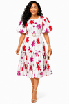Floral Romance Tiered Midi Dress