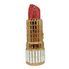 PREORDER - Glam Icon Crystal Lipstick Clutch — Gold & Ruby