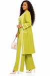 PREORDER 19 LEMON 3-PIECE  KNIT PANT SET