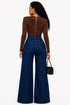 Chic Desire Cutout Bodysuit(Brown)