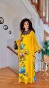 Sunshine Bloom Floral Kaftan