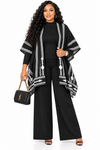 PREORDER 11- BLACK 3-PIECE KNIT PANT SET