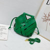 Woven Geometric Handle Bag
