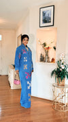 Power X Rhinestone Denim Set(LT Blue)