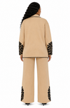 PREORDER 30- KHAKI 2- PIECE  KNIT PANT SET