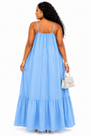 The Garden Bloom Maxi Dress(Blue)