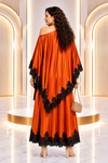 The  Valencia Luxe Skirt Set(burnt orange)