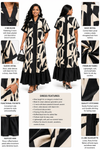Iconic Flow Maxi Dress(Black/Beige)