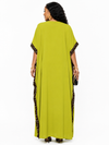 Safari Luxe Leopard Kaftan(Lemon)