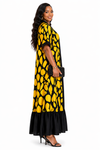 Iconic Flow Maxi Dress(Mustard)