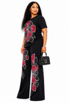 🌺 Ruby Bloom Luxe Stretch Denim Set(Black)