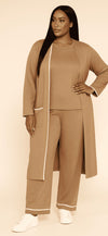 Luxe Everyday Knit 3-Piece Set(TAN)