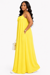 The Blossom Charm Maxi Dress(Yellow)