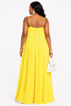 The Blossom Charm Maxi Dress(Yellow)