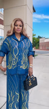 Fierce Flame Luxury Rhinestone Denim Set