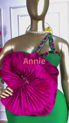 Annie Rosé Emerald Bandage Dress