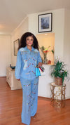 Crystal Glow Denim Set(LT WASH)