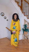 Sunshine Bloom Floral Kaftan