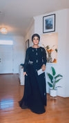 Black Crystal Embellished Maxi Dress ✨🖤